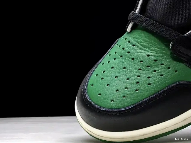 1st Kicks Air OG Green Pine High 1 Jordan NRG Sail-Black 555088-302 0507
